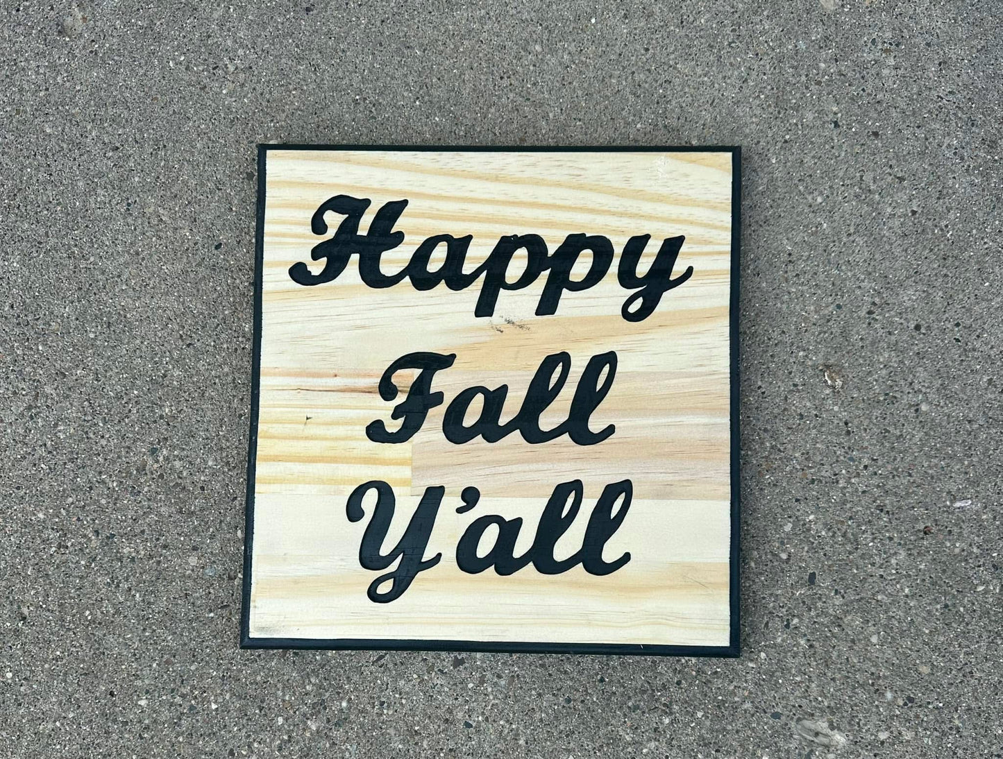Happy Fall Y'all